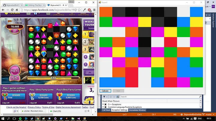 Translating the Gems to Colours.